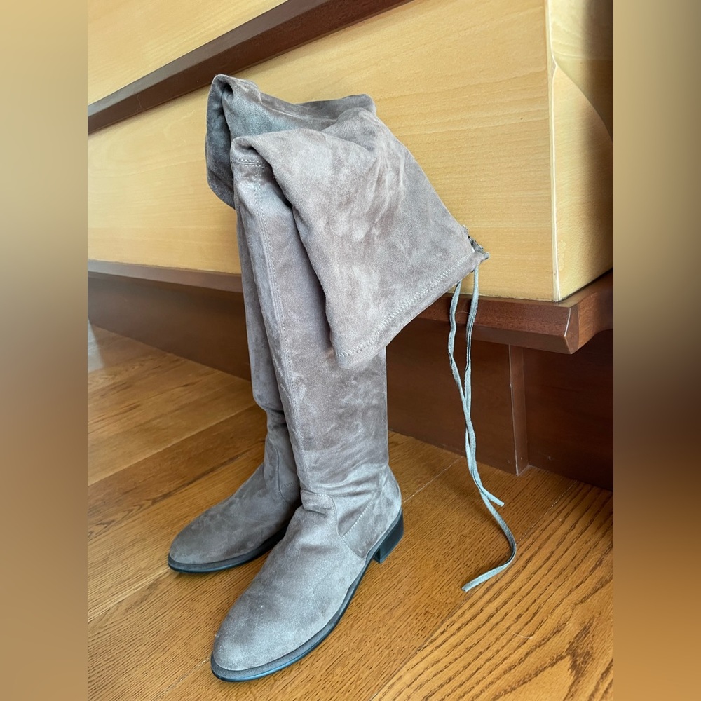Stuart Weitzman Suede Over-The-Knee Boots